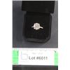 Image 1 : ^5.00 CT GRA Certified Moissanite VVS D Color Stone 925 Silver Ring - Size 7.5