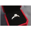 Image 2 : ^1.16 CT GRA Certified Moissanite VVS D Color Stone 925 Silver Ring - Size 8
