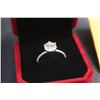 Image 2 : ^2.00 CT GRA Certified Moissanite VVS D Color Stone 925 Silver Ring - Size 7
