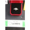 Image 1 : ^1.00 CT GRA Certified Moissanite VVS D Color 925 Silver Ring - Size 7
