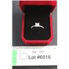 Image 1 : ^1.00 CT GRA Certified Moissanite VVS D Color 925 Silver Ring - Size 7