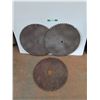 Image 1 : *(3) 24" Circular Saw Blades - Cannot Ship