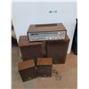 Image 1 : *Sears Speakers and AM/FM Stereo Amplifier - Tested, Cannot Ship
