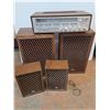 Image 3 : *Sears Speakers and AM/FM Stereo Amplifier - Tested, Cannot Ship