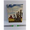 Image 1 : Prairie Country Side Ceramic Tile Art