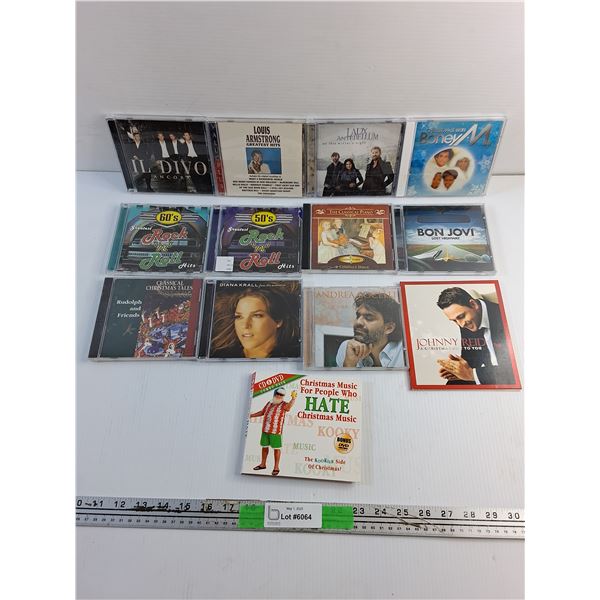 (13) Audio CDs - Classic Christmas Tales, Johnny Reid and Bon Jovi