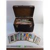 Image 1 : Vintage Trunk and Various Post Cards