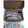 Image 2 : Vintage Trunk and Various Post Cards