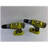 Image 4 : (2) Ryobi Cordless Drills - Tested, Missing Batteries