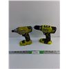 Image 1 : (2) Ryobi Cordless Drills - Tested, Missing Batteries