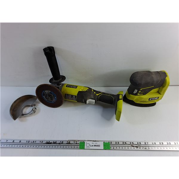 Ryobi Cordless Grinder and Sander - Tested, Missing Batteries