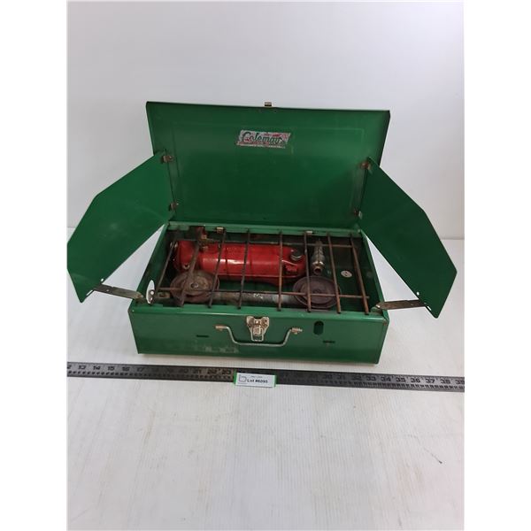 Vintage Coleman Portable Gas Camp Stove - Untested
