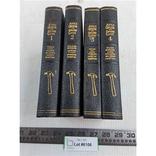 Vintage Set of 4 Carpenter's/Builder's Guides from 1947