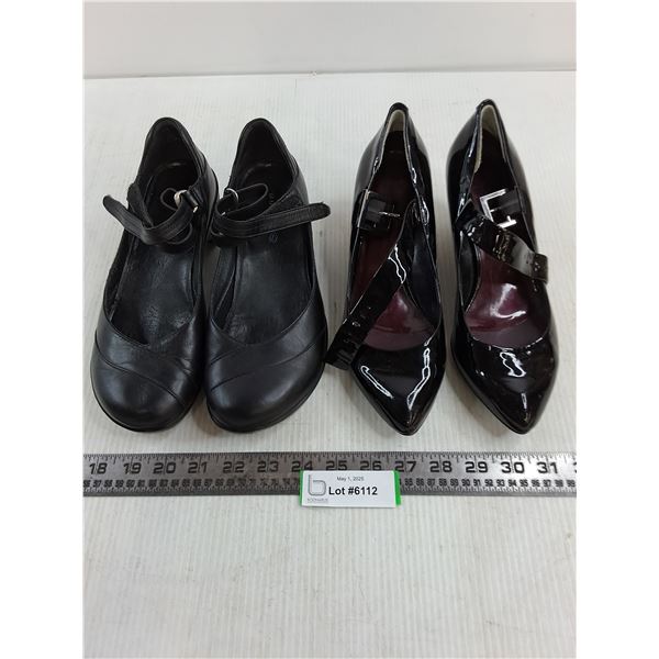 (2) Pairs of Women's Shoes (Aravon & Jessica Simpson) Both Approx Size 5