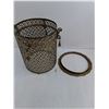 Image 2 : Brass Plant Pot Holder 11" Tall x 9.5" Dia
