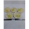 Image 1 : Set of 5 Plastic Melmac Bread Plates