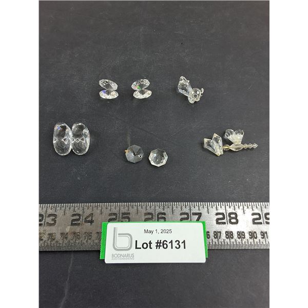 Assorted Small Crystal Ornaments & Pieces