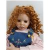 Image 2 : Life-like Ornamental Porcelain Doll "Hannah Rose" with Broken Leg - 30" Tall