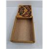 Image 3 : Indigenous Themed Wooden Box - 9" x 6" x 2"