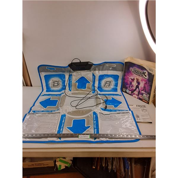 Wii Konami DanceDance Revolution Hottest Party3 Dance Pad - Untested