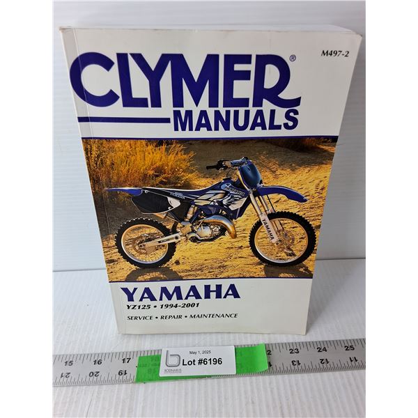 Clymer Yamaha YZ125 1994-2001 Manual