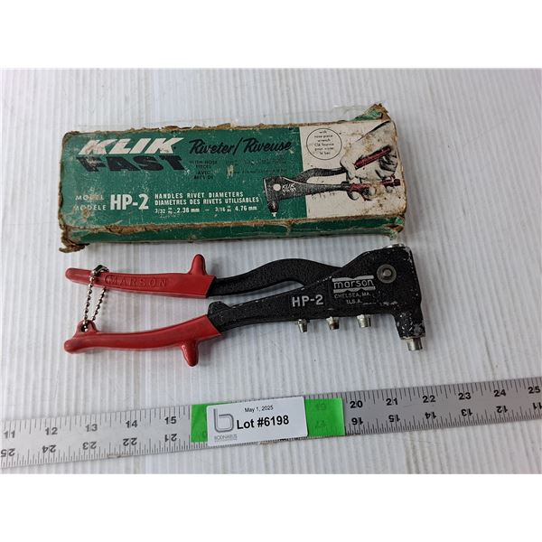 Klik Fast Riveter Model HP-2