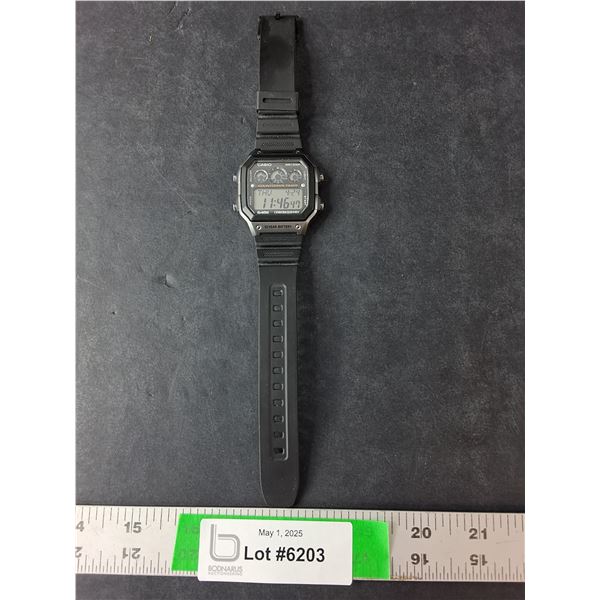 Casio Digital Watch AE-1300WH with 10 Year Battery, Working