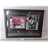 Image 1 : Framed Brodeur/Luongo Team Canada Goalies Autographed Photos & Puck, Cannot Ship