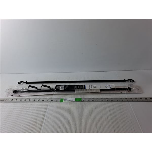 (2) Adjustable Curtain Rods