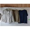 Image 1 : (3) Men's Shirts,Billabong,Chaps,other approx. Medium size, Some Staining