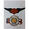 Image 2 : (2) Patches-Harley Davidson and Alaska/Canada Highway
