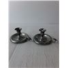 Image 2 : (2) Pewter Candle Holders