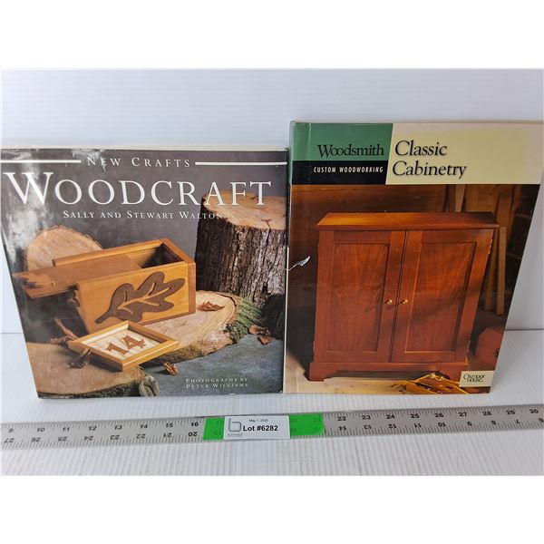 (2) Woodcraft & Classic Cabinetry Books