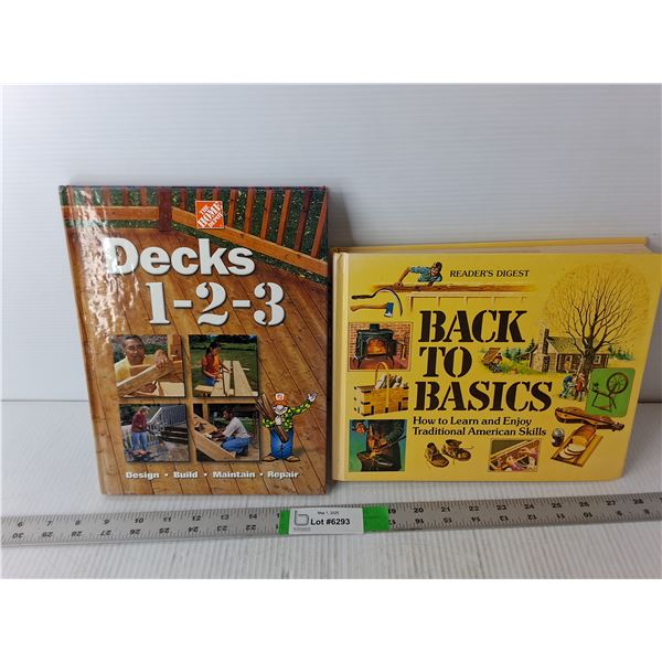 (2) Books- Deck 1-2-3 & Back to Basics