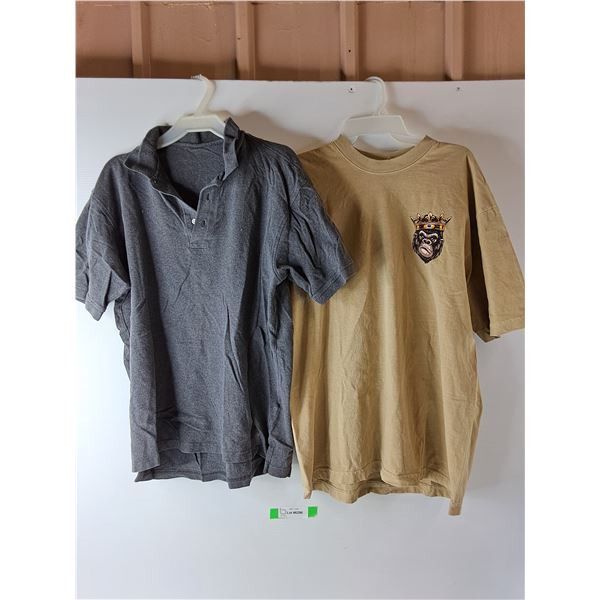 (2) Men's T-shirts, Approx. M & L