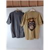 Image 2 : (2) Men's T-shirts, Approx. M & L
