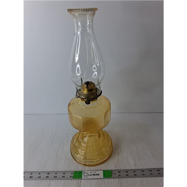 Oil Lamp 18.5" Tall