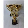Image 3 : (7) Plastic & Metal Trophies- Volleyball, Baseball, Misc. Up to 8" Tall