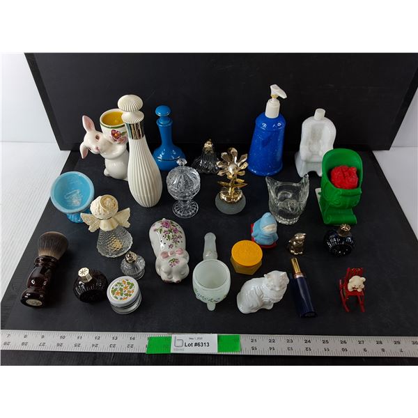 Avon Perfume Bottles, Candle Holder, Soap Dispenser, Misc. Cannot Ship
