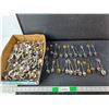 Image 1 : Lot of Vintage Souvenir Spoons- Penticton, Kamloops, Moose Jaw, Misc.