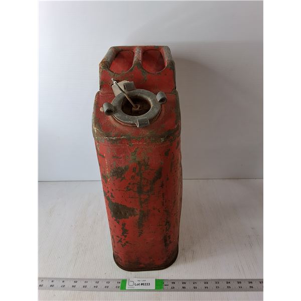 Vintage Gas Canister 18.5" Tall x 13" Wide