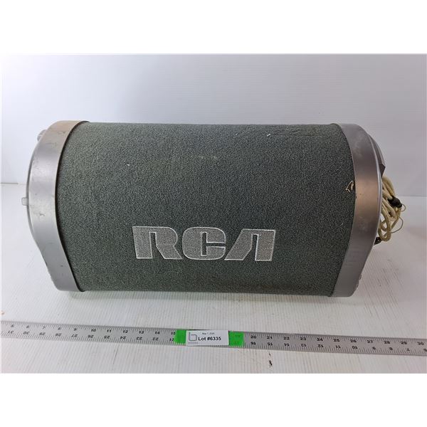RCA 8" Amplified Bass Injection System-Untested