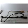 Image 1 : Propane Torch End with Hose, Vintage Hand Saw 29" Long, Furniture Mover.