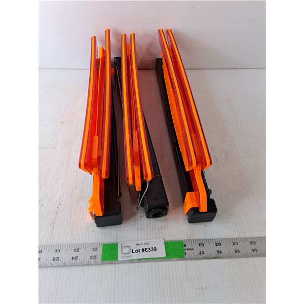 (3) Strato-Flare Roadside Warning Triangles