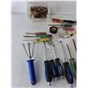 Image 3 : Tool Lot- Screwdrivers, Electrical Tape, Rivets, Misc.