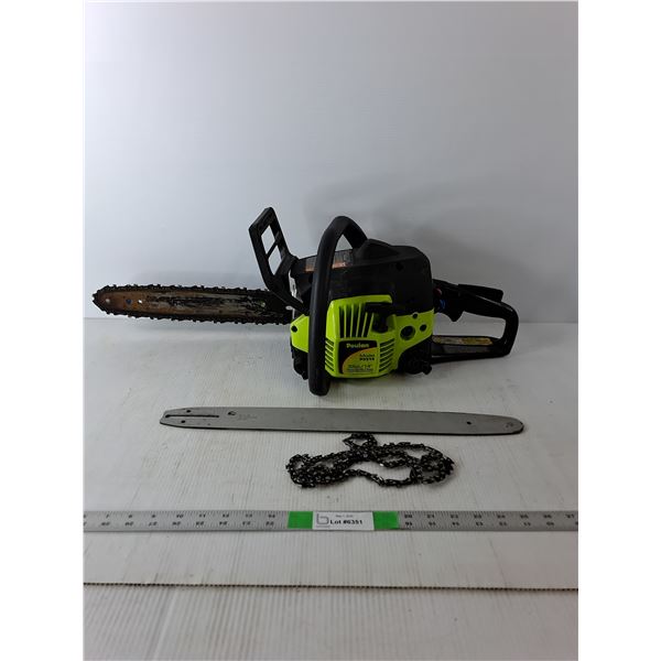 Poulan Gas Chain Saw- As Is-Pick Up Preferred