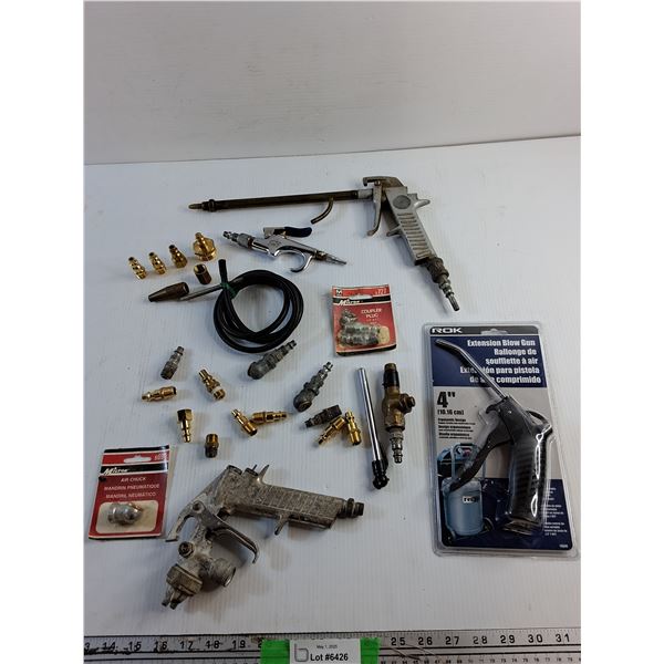 Air Chucks, Blow Gun, Blow Gun Nozzles, Coupler Plugs and Misc