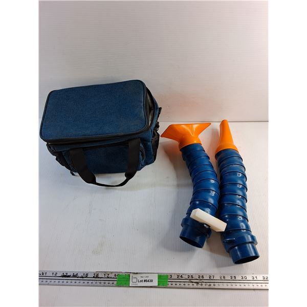 Cooler Bag and Lock Line Pipes