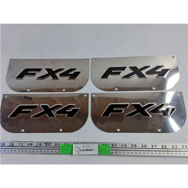 FX4 Mud Flap Panels 10 x 4 1/2"