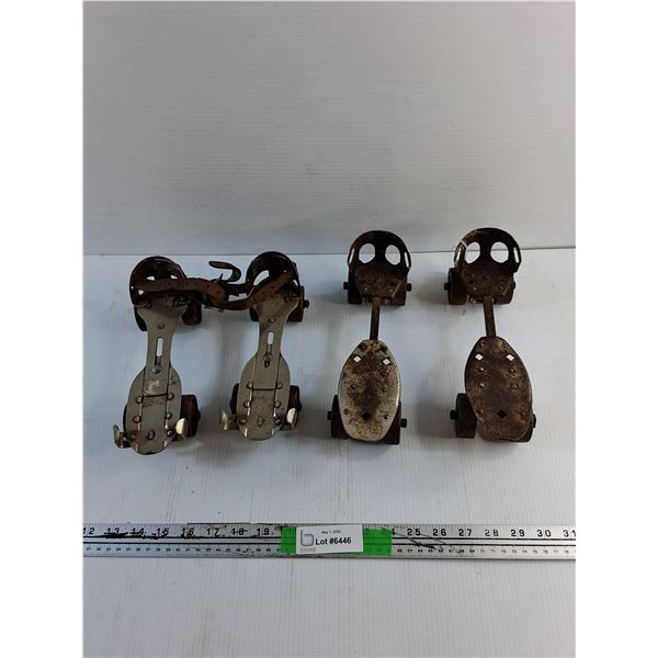 (2) Pairs of Vintage Roller Skates